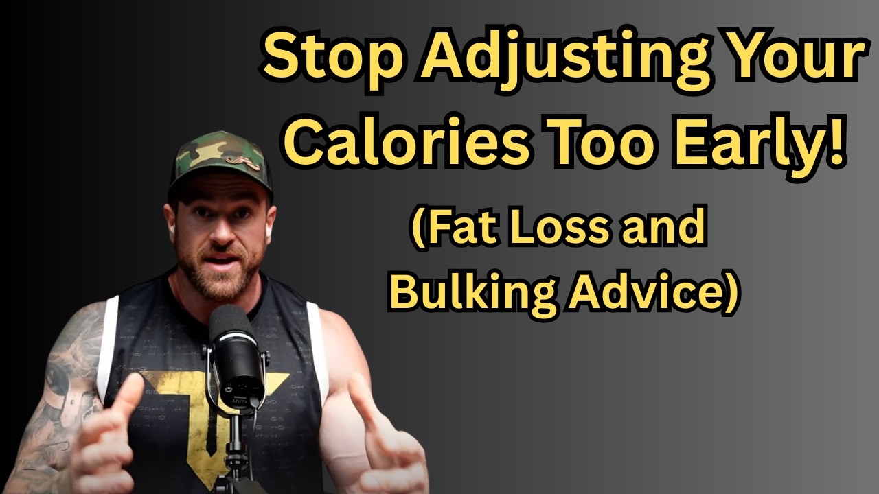 Прекратите корректировать калорийность рациона слишком рано! (Советы по снижению веса и набору мы...