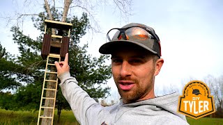 DIY 2x4 Deer Stand with Box Blind for Deer Hunting