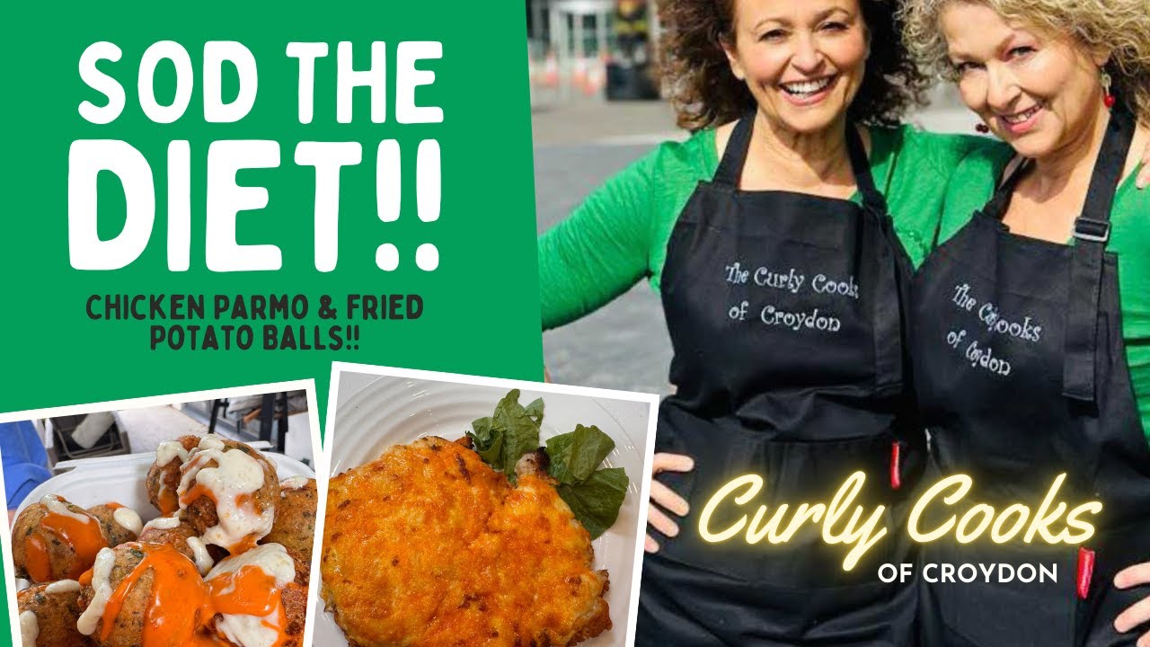 THE CURLY COOKS - К черту диету!! Курица пармо и жареные картофельные шарики!!