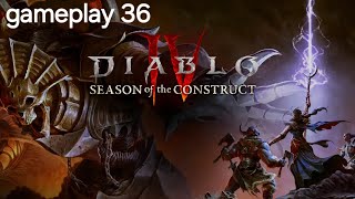 DIABLO 4 SORCERER GAMEPLAY | SEASON OF THE CONSTRUCT | GAMEPLAY PLAYSTATION 5 |EP 36 | PS5