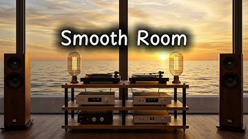 Positive Morning Jazz | Smooth Jazz In Luxury Cabin Overlook Calm Sea Start A Peaceful Day