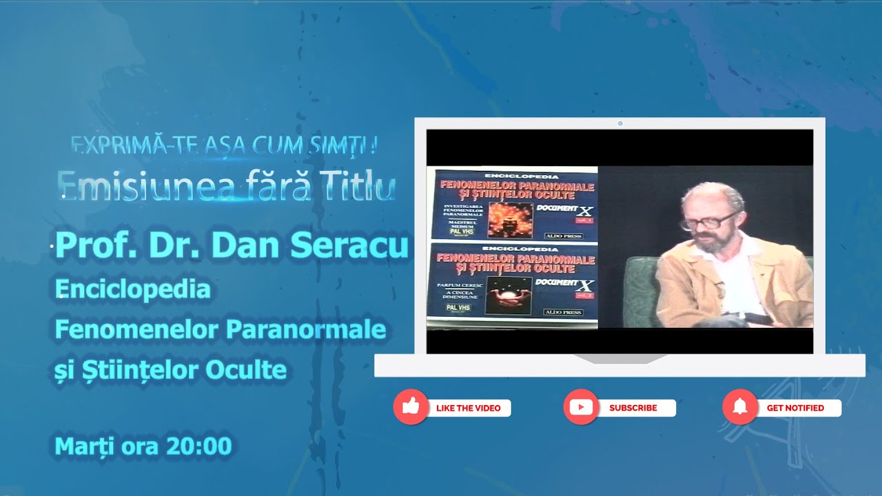 Prof. Dr. Dan Sereacu - #INIȚIERE în #AUTOCONTROL și #ARTA #DIVINAȚIEI #METODA de lucru #Alfa
