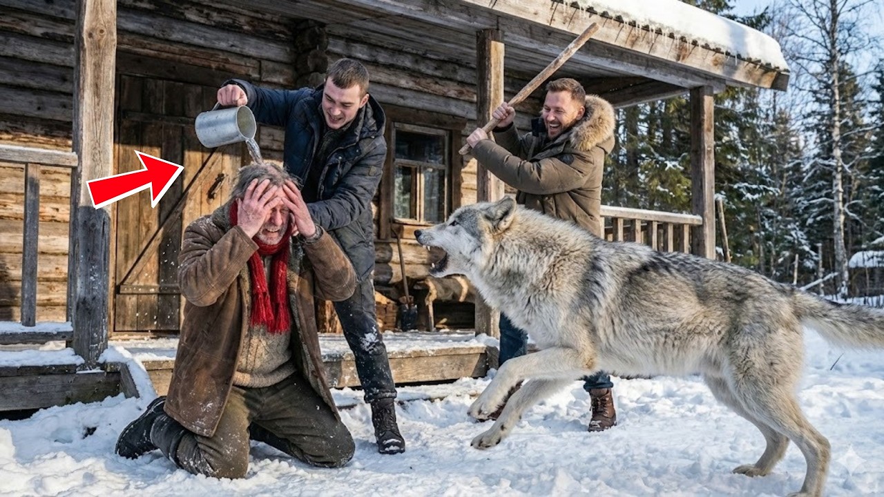 Наглый мажор унизил старого плотника — но вдруг из леса вышел дикий волк!