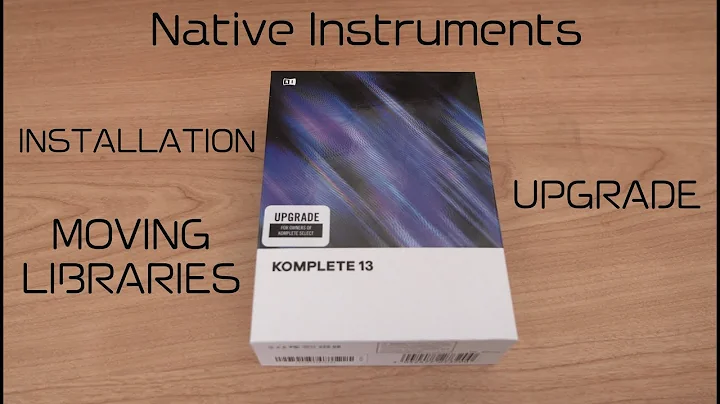 How to Install Upgrade and Move Native Instruments libraries to a different Hard Drive.