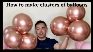 How to make balloon clusters\/Balloon Tutorial