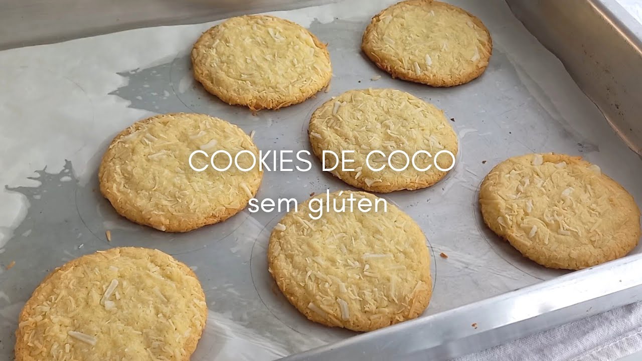 COOKIES DE COCO SEM GLÚTEN | Como fazer