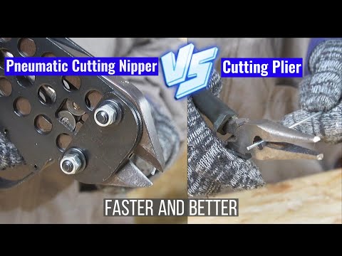 WHICH ONE IS BETTER Pneumatic Cutting Nipper VS Cutting Plier Plier Tool 