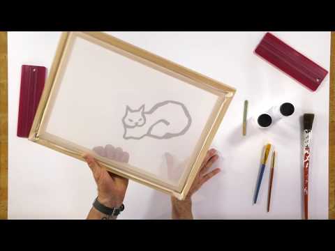 DIY Screen Printing Using Speedball's Advanced All-In-One Screen Printing  Kit 