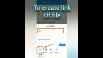 How to create a Shareable Link of file in Microsoft One Drive|| FIRST STEP LEARNERS