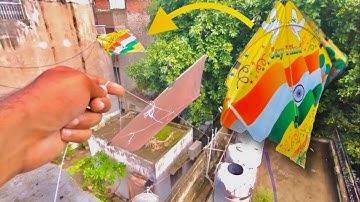 New Trick to caught big kite from tree with a nail (keel)