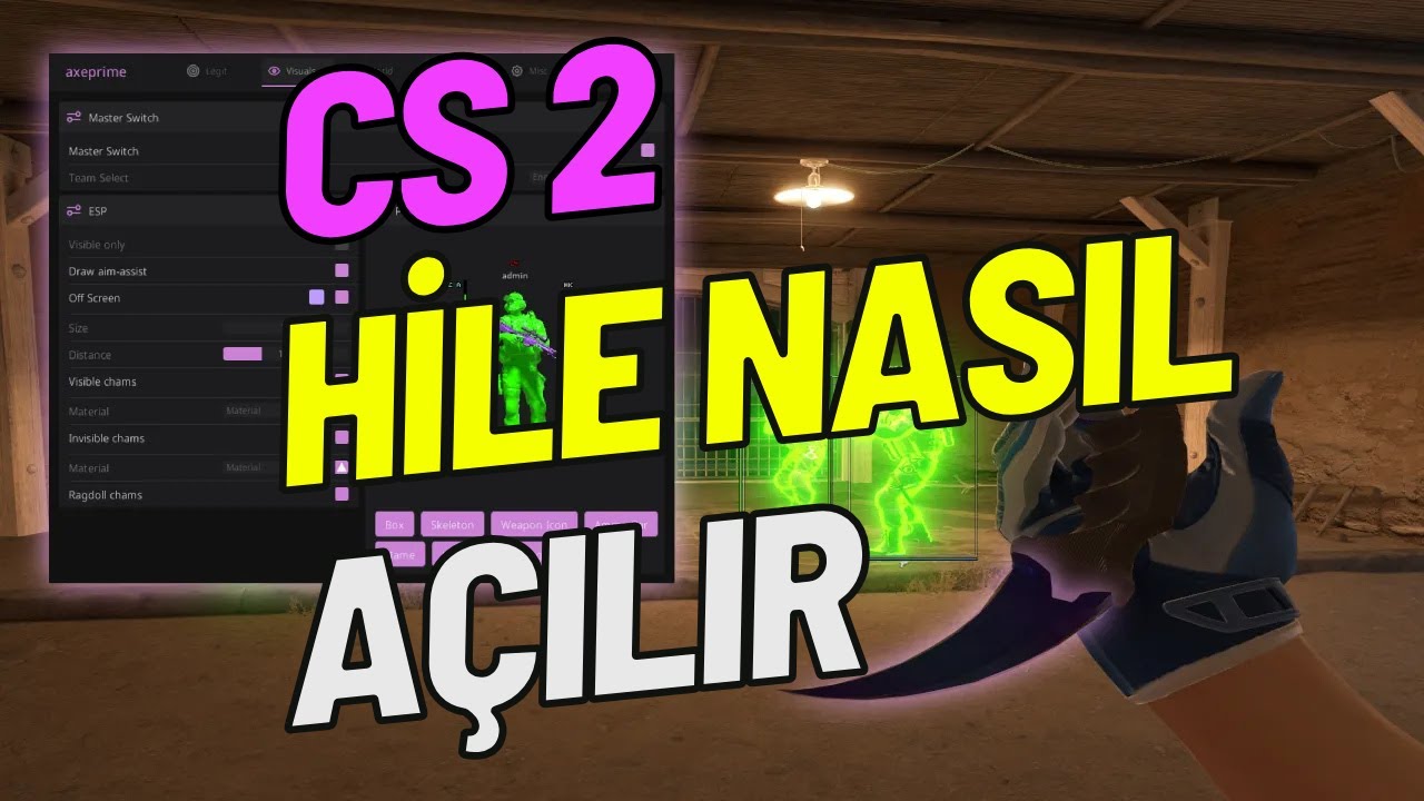 CS2 HİLE NASIL AÇILIR | CS2 HİLE İNDİRME | AXEPRIME 