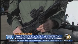 San Diego SWAT unit receives new weapons thanks to local businesses, citizens