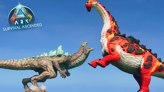 GODZILLARK TLC - ZILLA vs. BRACHIO and TITANOSAUR (Test❗️) | Ark Ascended Battle [Ep.30]