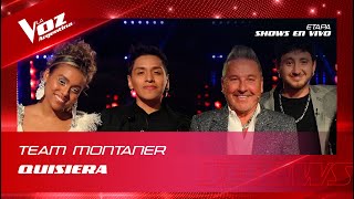 Team Montaner - "Quisiera" - Shows en vivo 8vos - La Voz Argentina 2022