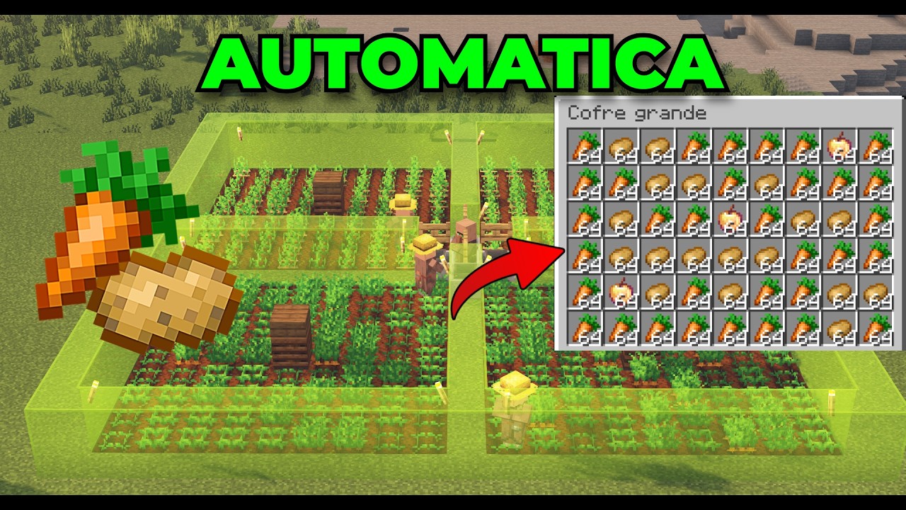 La MEJOR GRANJA de CULTIVOS Automática | Minecraft Java 1.21+