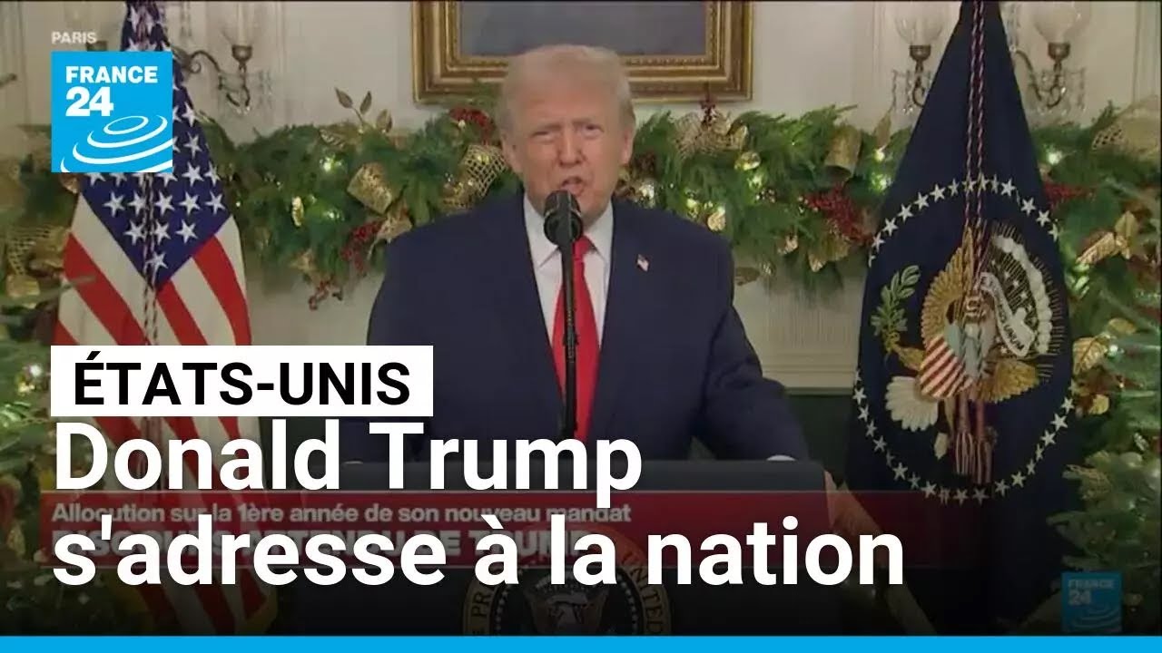 Donald Trump s'adresse à la nation, retrouvez son discours • FRANCE 24 ...