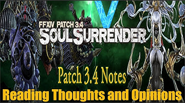 FFXIV: Preliminary Patch 3.4 Notes Reading