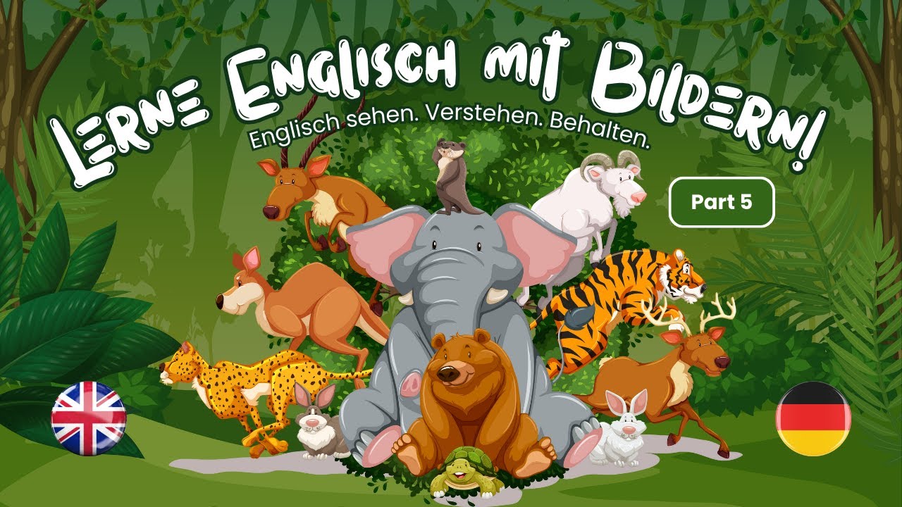 🌈 Lerne Englisch-Vokabeln mit Spaß und bunten Bildern! - YouTube