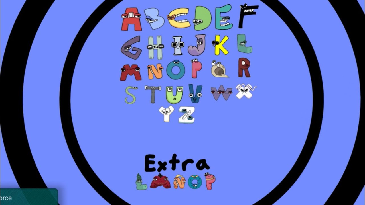 Alphabet lore marble race - YouTube