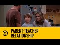 Parentteacher relationship  two and a half men  comedy central africa