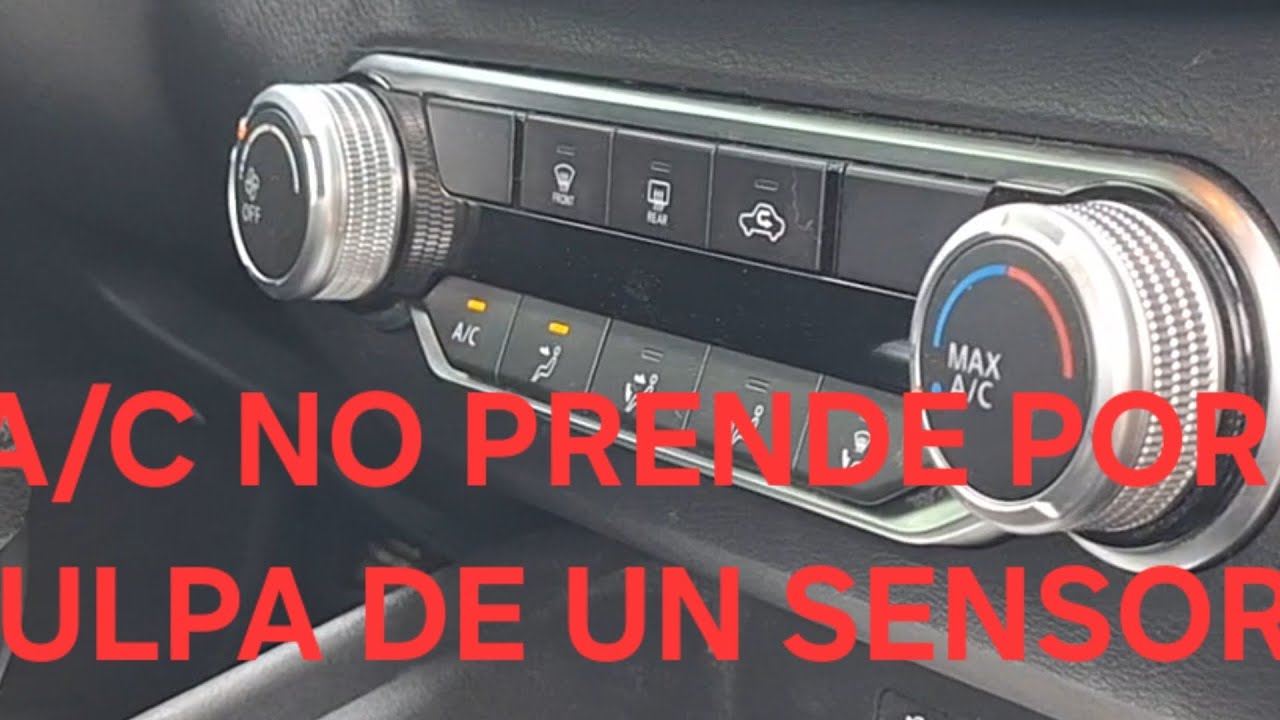 compresor no prende por culpa de un sensor
