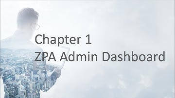 Chapter 1 ZPA Admin Dashboard