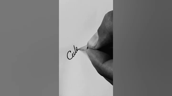 How to write Cutest In Cursive | #shorts #viral #handwriting #calligraphy #art #ytshorts #cutest