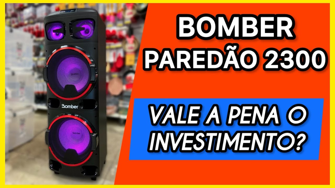 Bomber Paredão 2300 sound tower in the mimos minutes details Bomber Paredão 2300 sound tower in the mimos minutes details