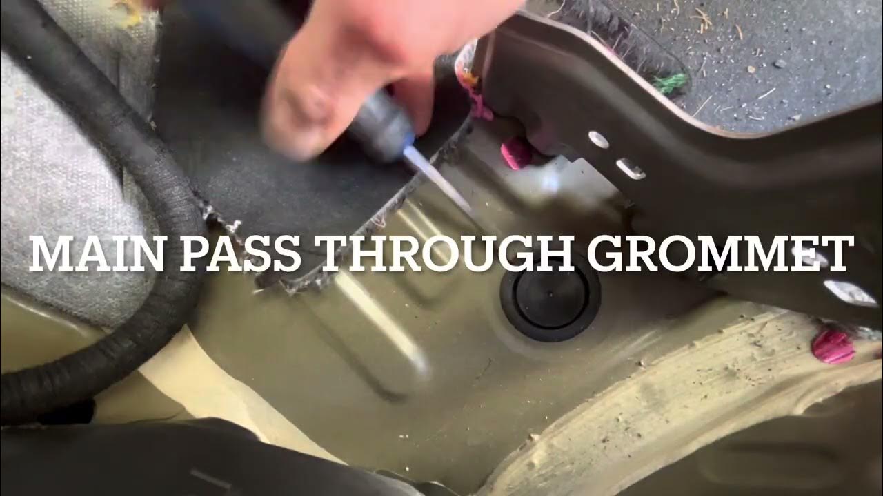 OEM Honda Passport Trailer Wiring Harness Installation - YouTube