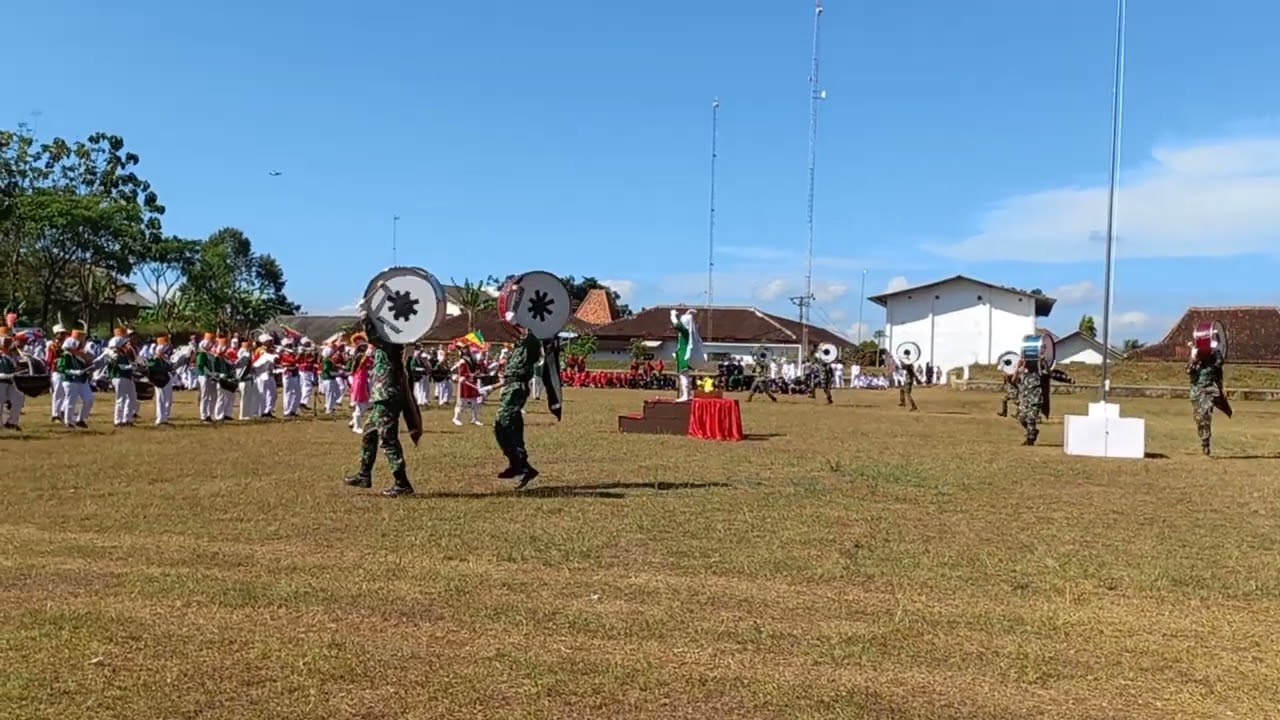 Penampilan Gita Sahid Amarta pada Upacara HUT RI ke 77 di girimarto