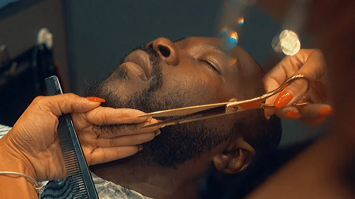 Master Barber Gives Classic Low Temp Fade With Bea...