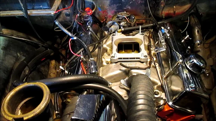 Installing an Edelbrock Performer intake manifold to a Chevy 350
