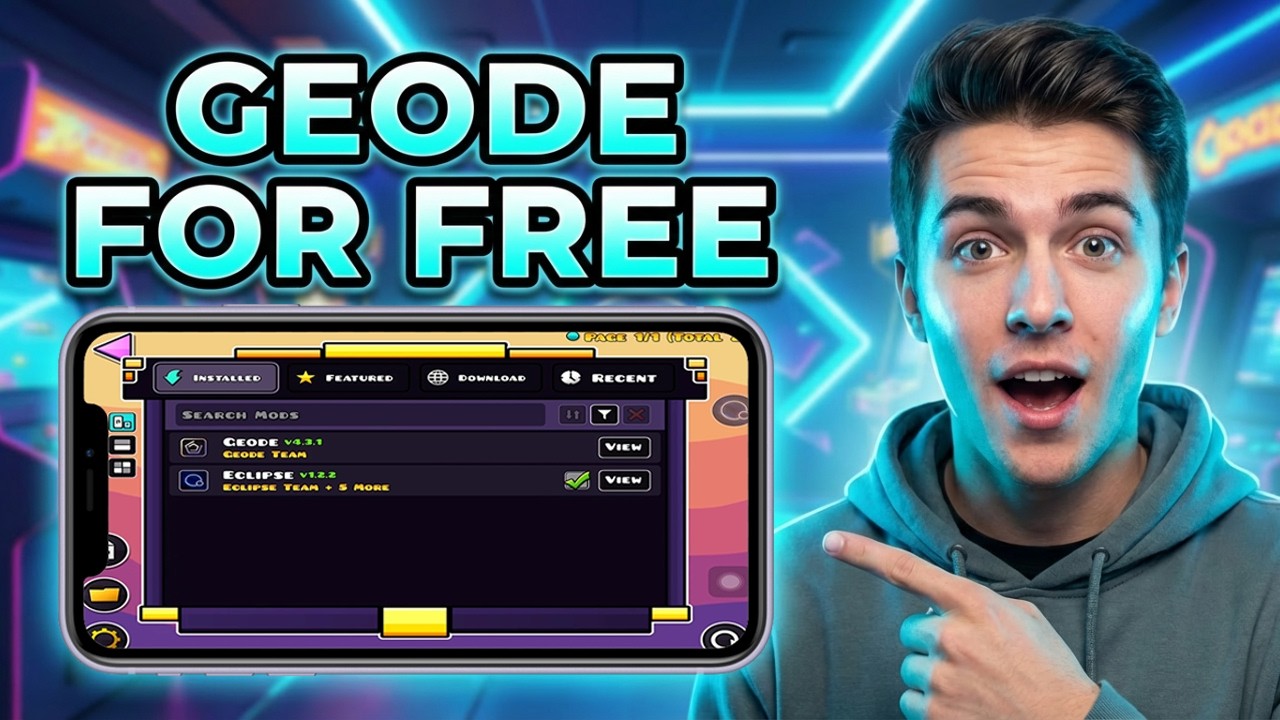 Geode iOS iPhone Android Download - How to Get Geode in Geometry Dash ...