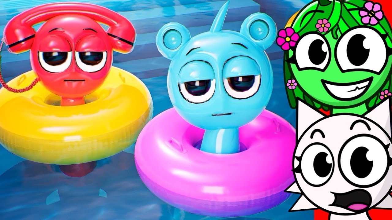 SPRUNKI POOL PARTY?!