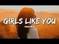 Maroon 5 - Girls Like You (Lyrics)