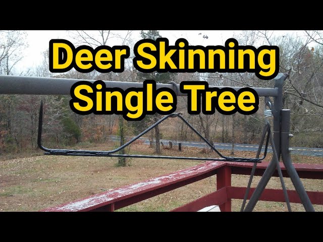 Skin Terring Using Rack Homemade Deer Skinning Rack - Homemade Ftempo