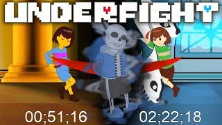 How much time do I spend to beat sans? (2mode)【TBVE】 UnderFight v1.45 | undertale fan game