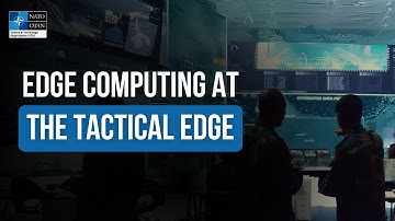 Edge computing at the tactical edge