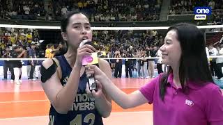 Lams Lamina on LEADING NU TO THE UAAP S88 FINALS | UAAP Season 88 Women’s Volleyball