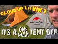 CLOUD UP 1 Vs VIK 1 - Naturehike Budget One-man Tent Reviews