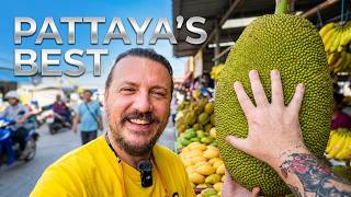 The Best Fruit Market in Pattaya 4K - Thailand (Ratanakorn Market)