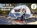 Couple Sells San Francisco House to Live in a Tiny Teardrop Camper Trailer
