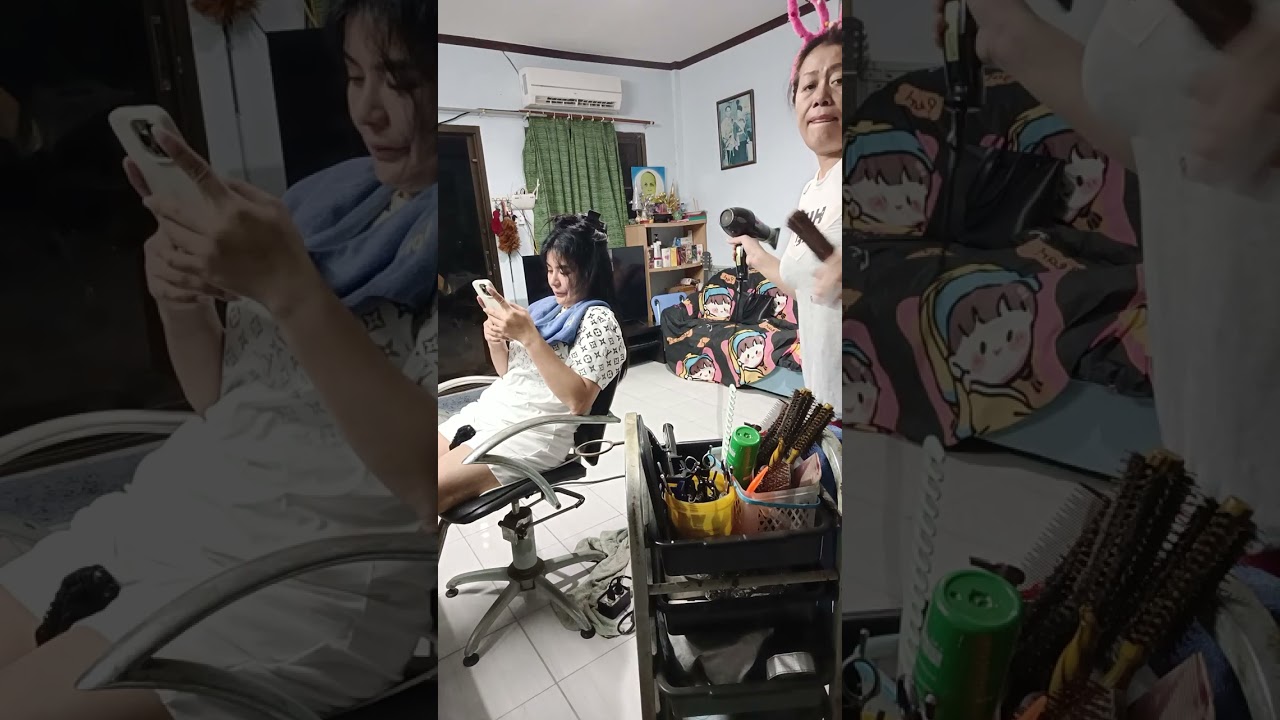 สระไดร์หนีบจ้าลูกค้าพิเพศ