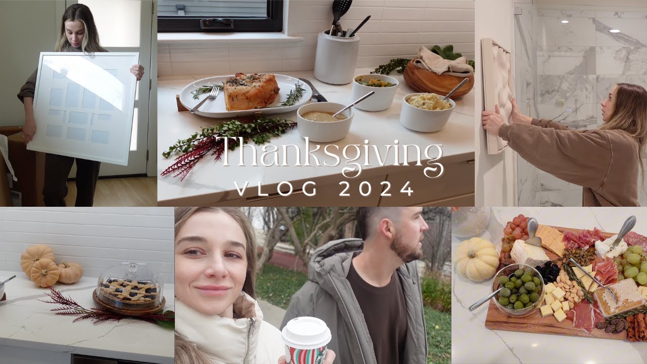 Thanksgiving 2024 Prep Vlog | Home Decor, Healthy Habits & Hosting Like a Pro