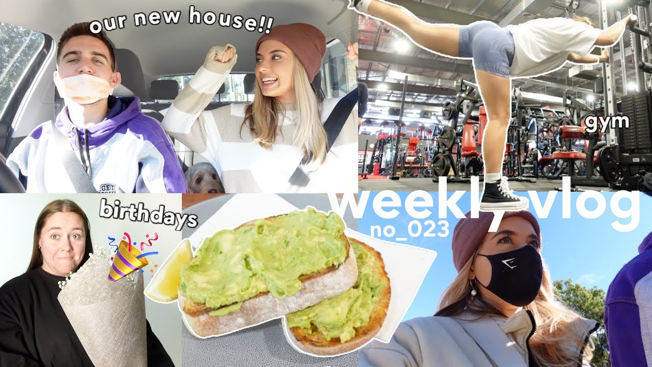 [WEEKLY VLOG] First time seeing our new house (!!), birthdays & gym