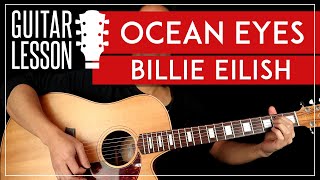 Miniatura de "Ocean Eyes Guitar Lesson  🎸 Billie Eilish Easy Guitar Tutorial |No Capo|"