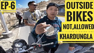 S2Ep.6 अब आप Rented Bike Khardunla नहीं ले जा सकते  Watch Update | #ladakh #khardungla #leh