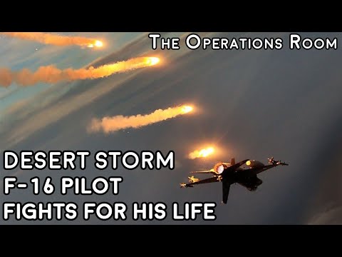 Desert Storm - F-16 Pilot Fights for his Life Over Baghdad - Animated
