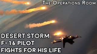 Desert Storm - F-16 Pilot Fights For His Life Over Baghdad - Animated