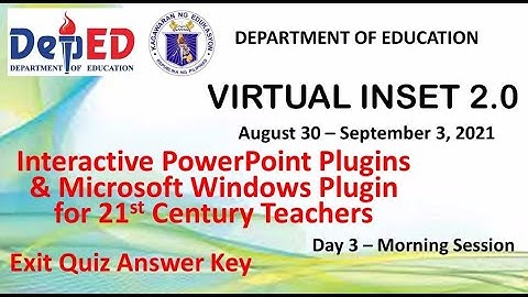 VINSET 2.0 DAY 3 INTERACTIVE POWERPOINT PLUGINS & MICROSOFT WINDOWS PLUGIN FOR 21ST CENTURY TEACHERS